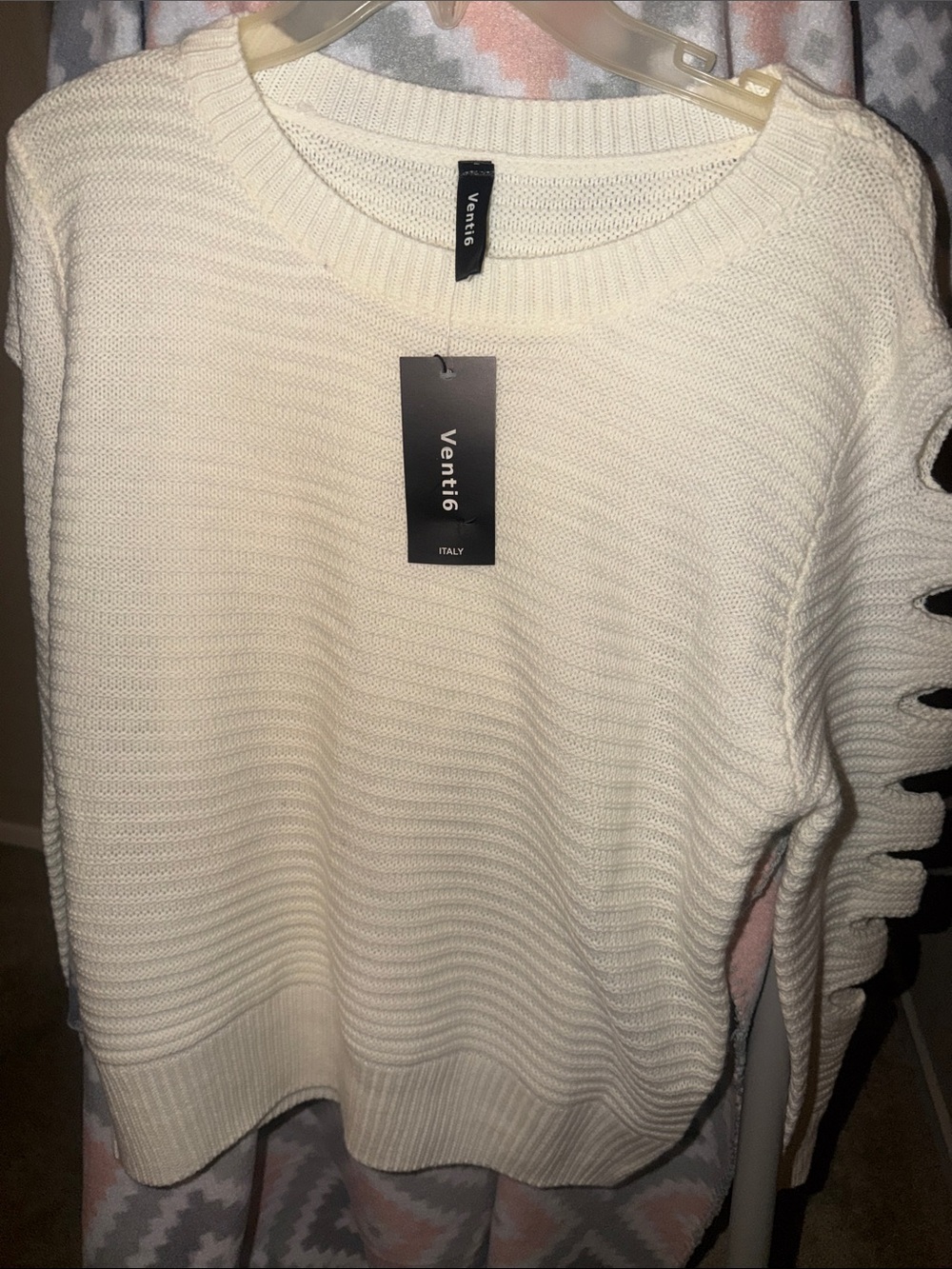 Women's Cream Crewneck Sweater